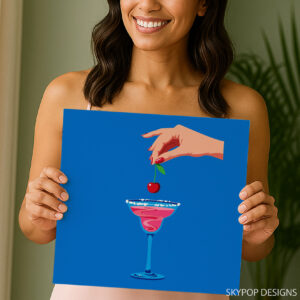 Cherry Cocktail Art
