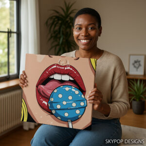 Lollipop Lips Art