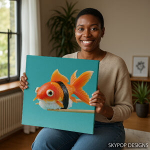 Goldfish Sushi Art