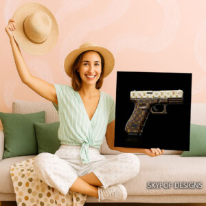 LV Glam Gun Art