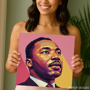 Martin Luther King Jr. Portrait Art