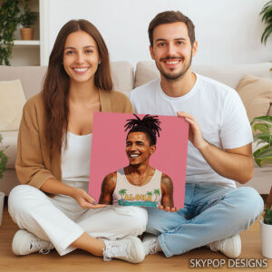 Obama Aloha Vibes Art