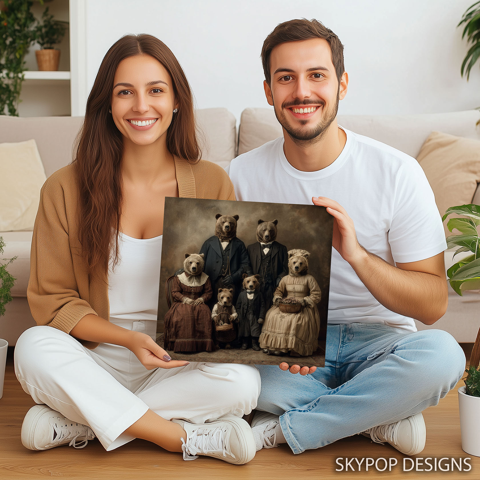 3.jpg Bear Family Portrait Art