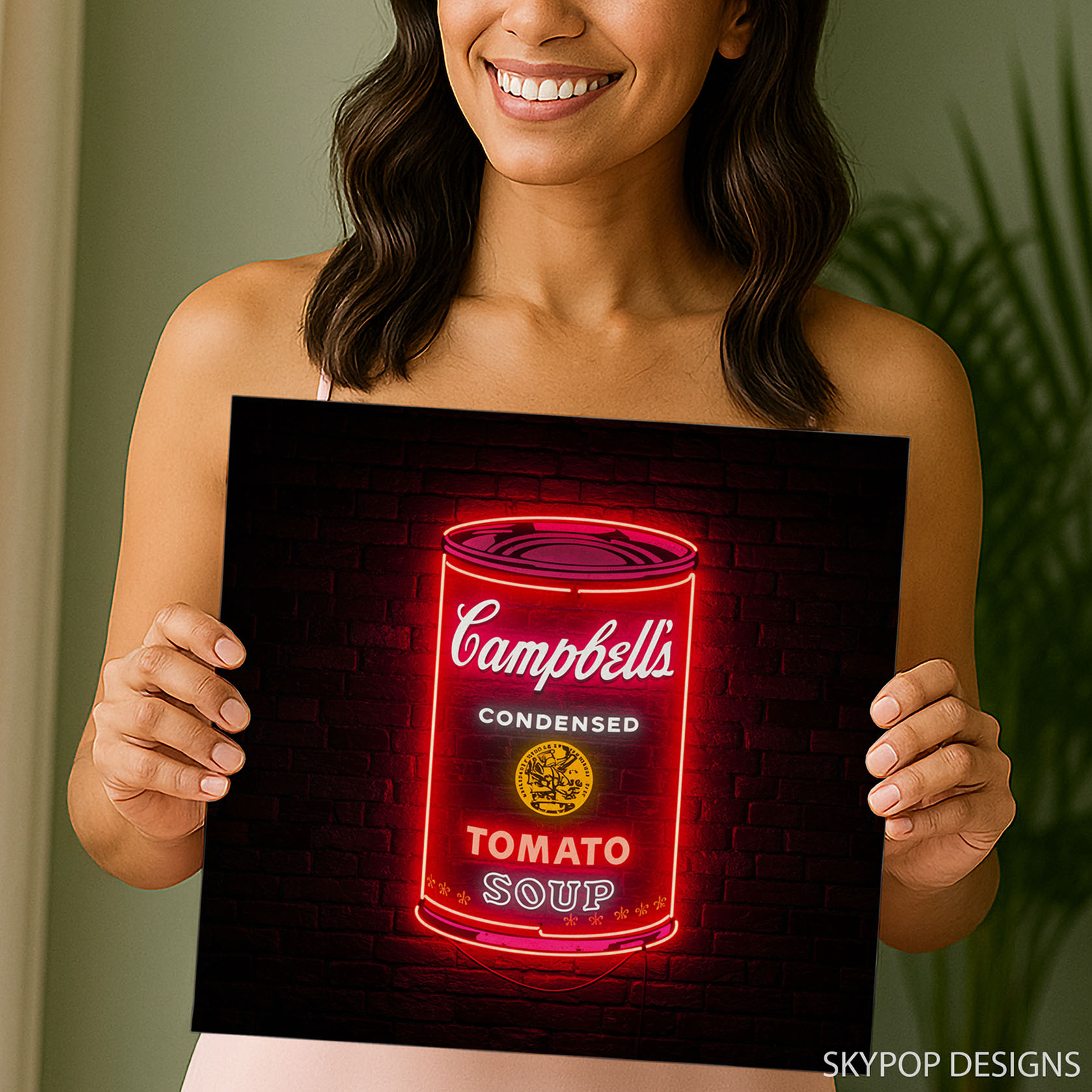 3.jpg Campbell's Soup Can Neon Art