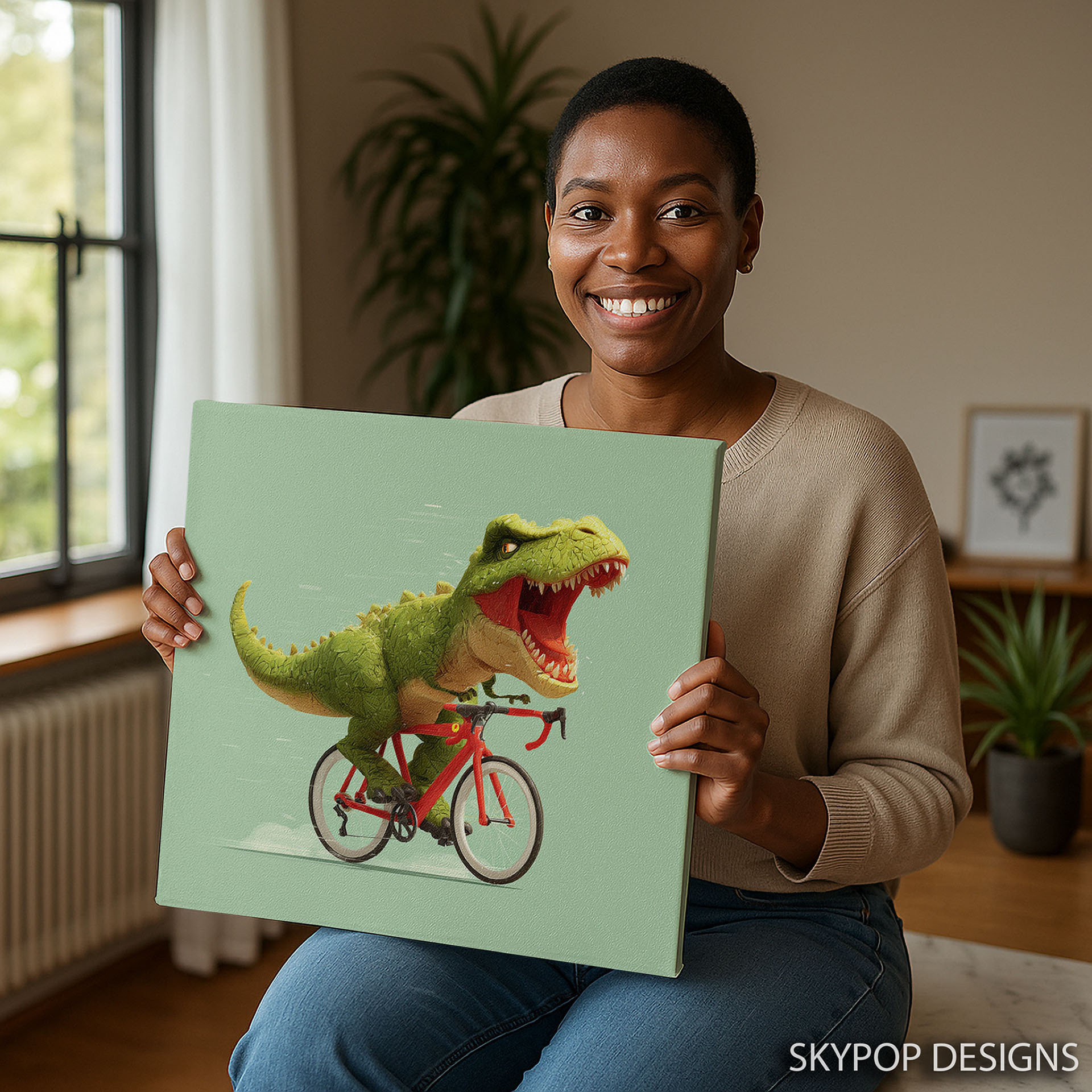 3.jpg Dinosaur Cycling Fun Art