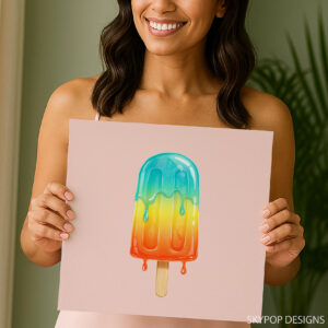 Melting Popsicle Art