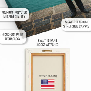 Man with Beer Head Art