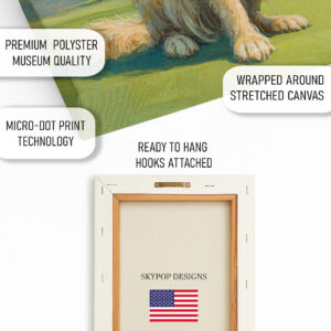 Golden Retriever Robin Golf Art