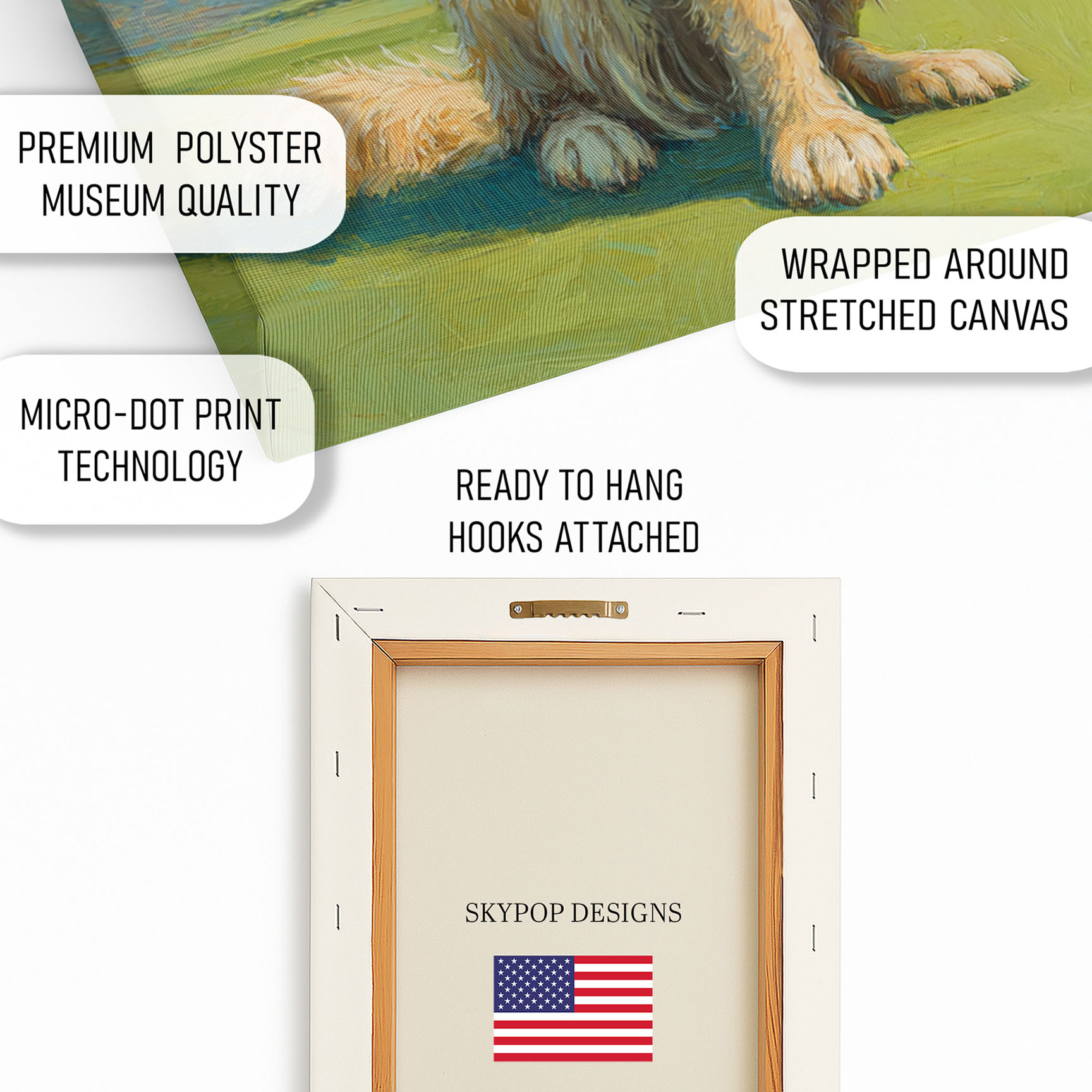 4.jpg Golden Retriever Robin Golf Art