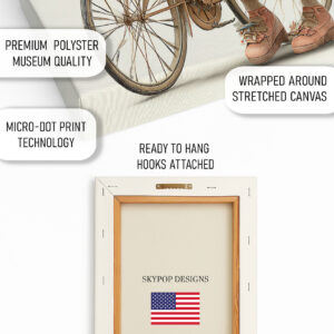 Sheep Floral Bicycle Art