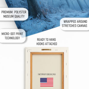 Frosted Forest Path Art