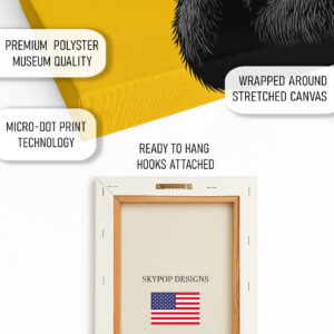 Squirrel Listening to Music Art