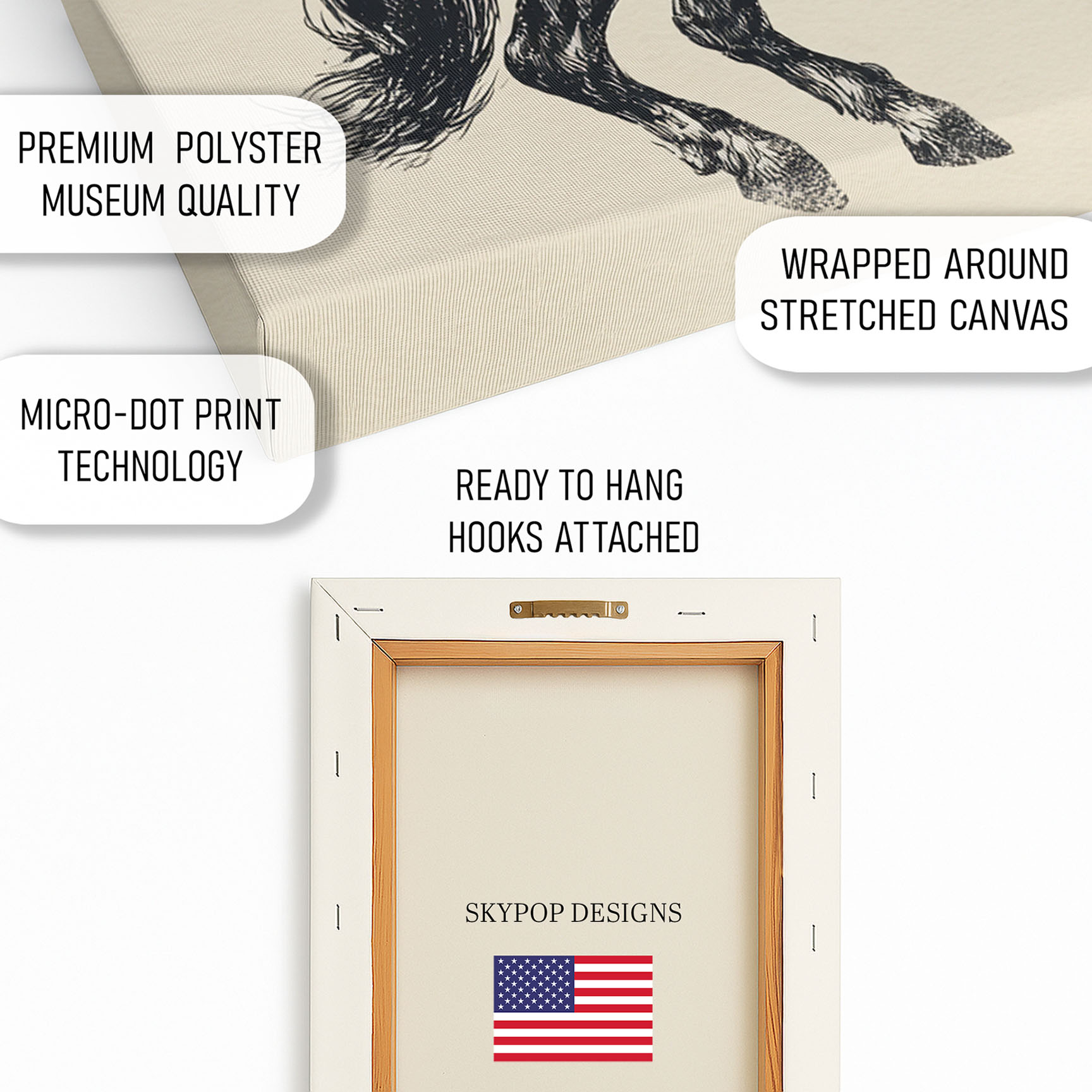 4.jpg Vintage Cowboy Horse Art