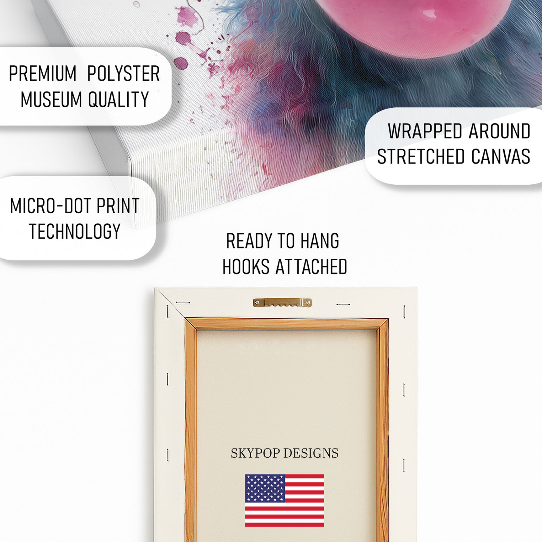 4.jpg Highland Cow Bubblegum Art