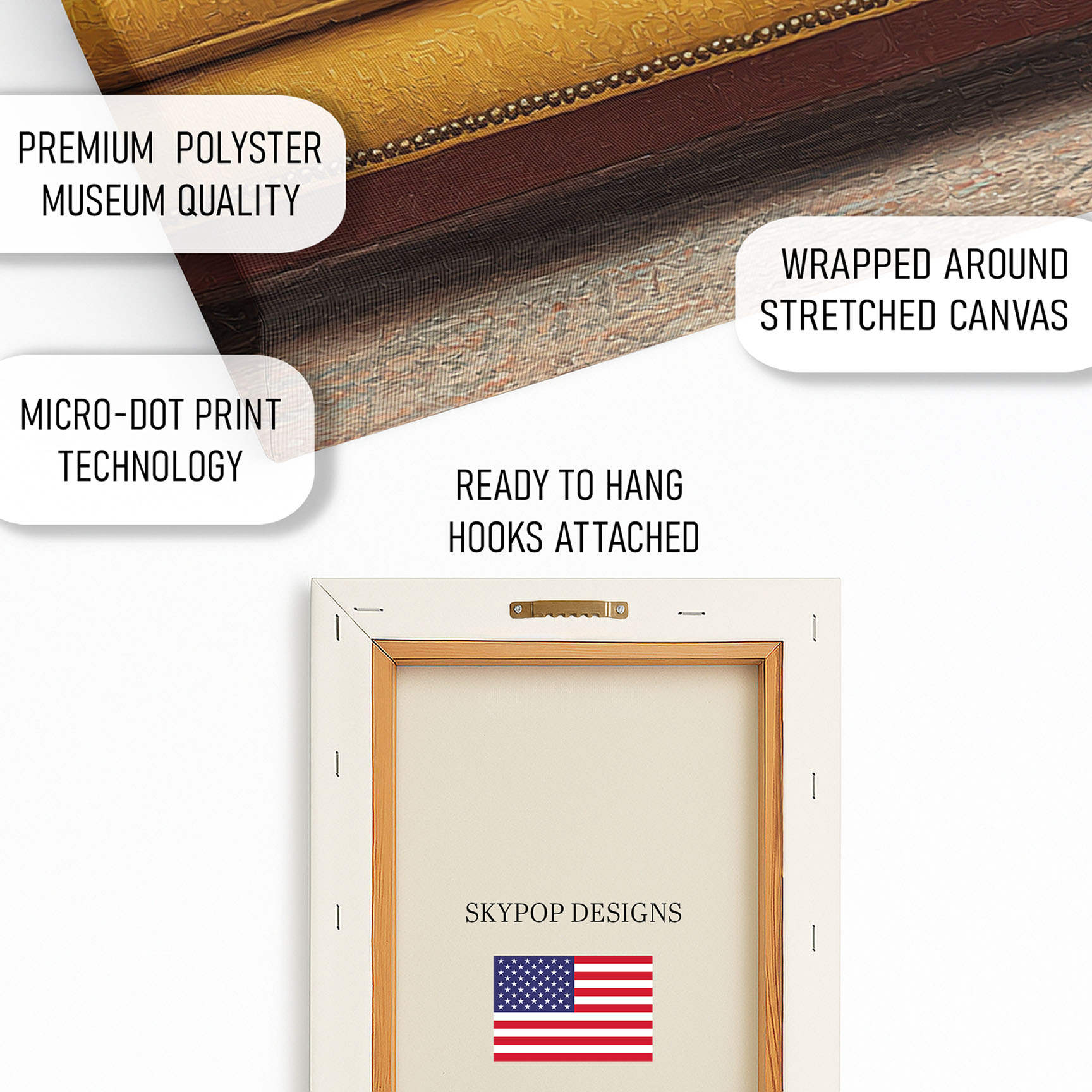 4.jpg Cat Art - Poster or Canvas - Contemporary Glam Bohemian Decor - Living Room Bedroom Game Room Entryway Wall Art - Black Gold Pink Multicolor