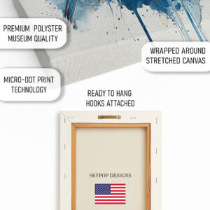 Bluebird and Golden Bloom Art