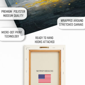 Golden Blossom Tree Art