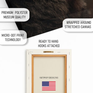 Bear with Flowers Crown Art