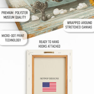 Highland Cow Bath Time Art