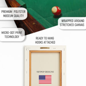 Dogs Playing Pool Art