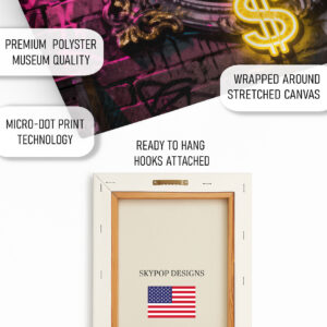 Benjamin Franklin Drip Art