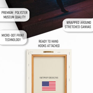 Neon Girl With Balloons Art