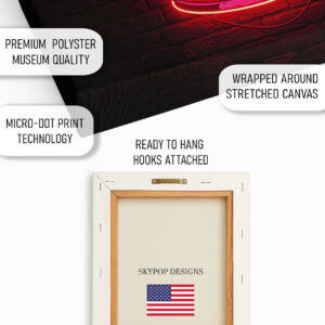 Campbell's Soup Can Neon Art