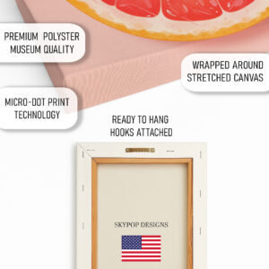 Grapefruit Slice Art