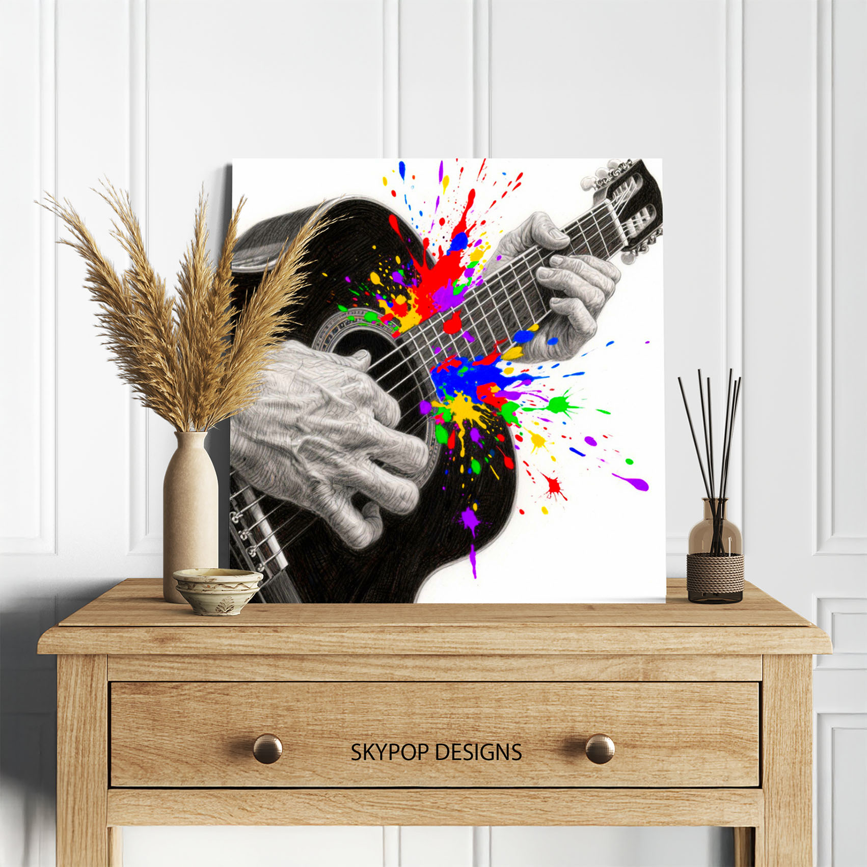 5.jpg Vibrant Guitar Art