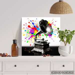 Vintage Gramophone Art
