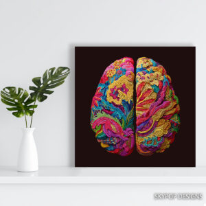 Psychedelic Brain Art