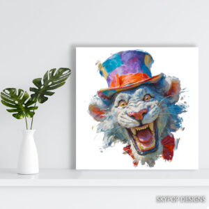Lion Hat Pop Art