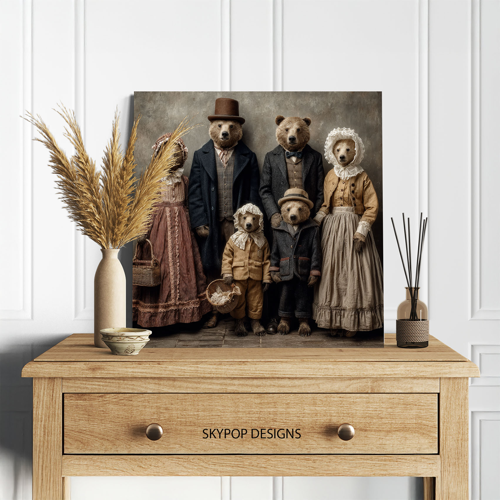 5.jpg Bear Family Portrait Art