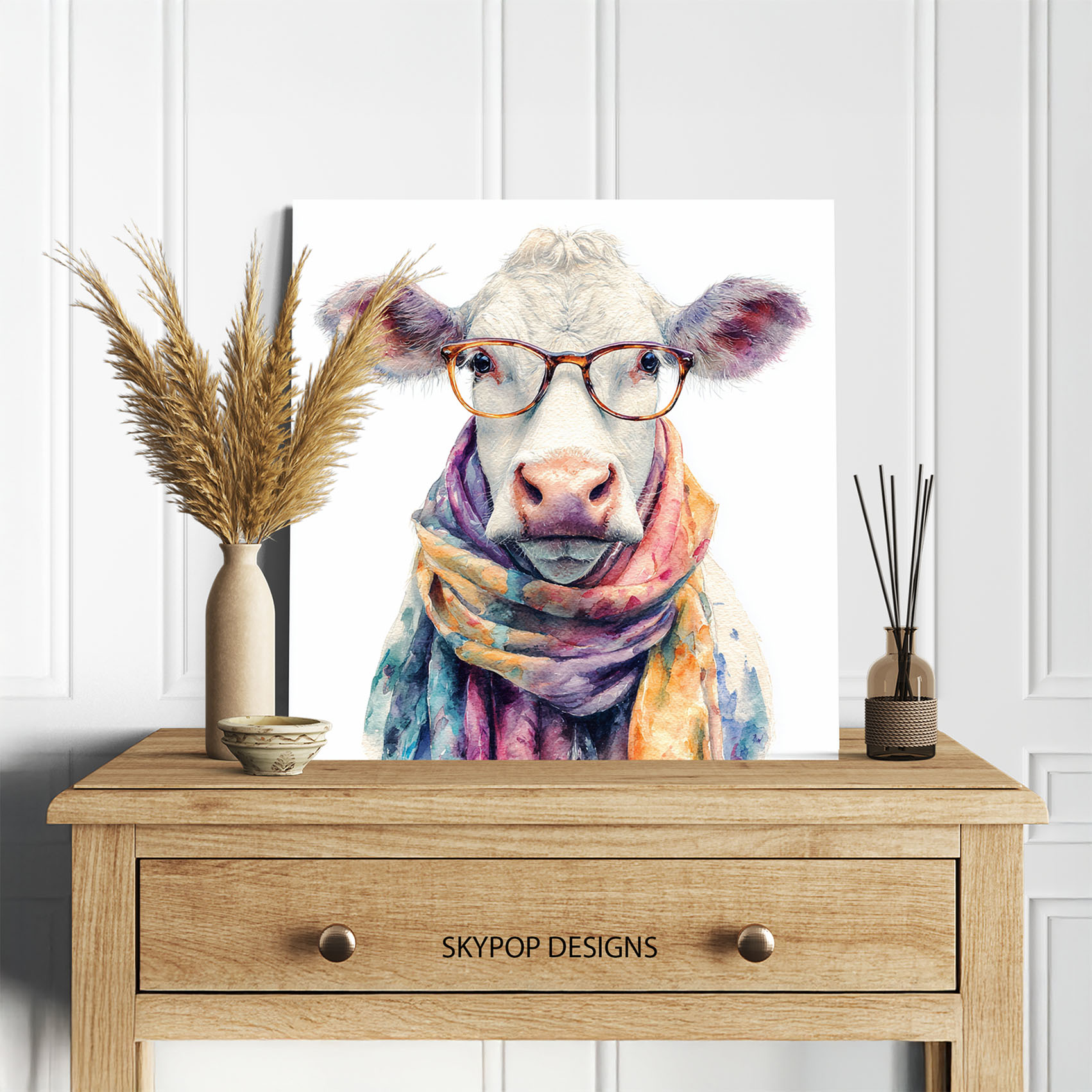 5.jpg Highland Cow Art