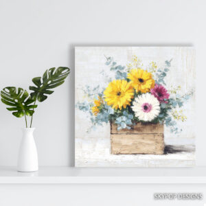 Gerbera Daisy Bouquet Art