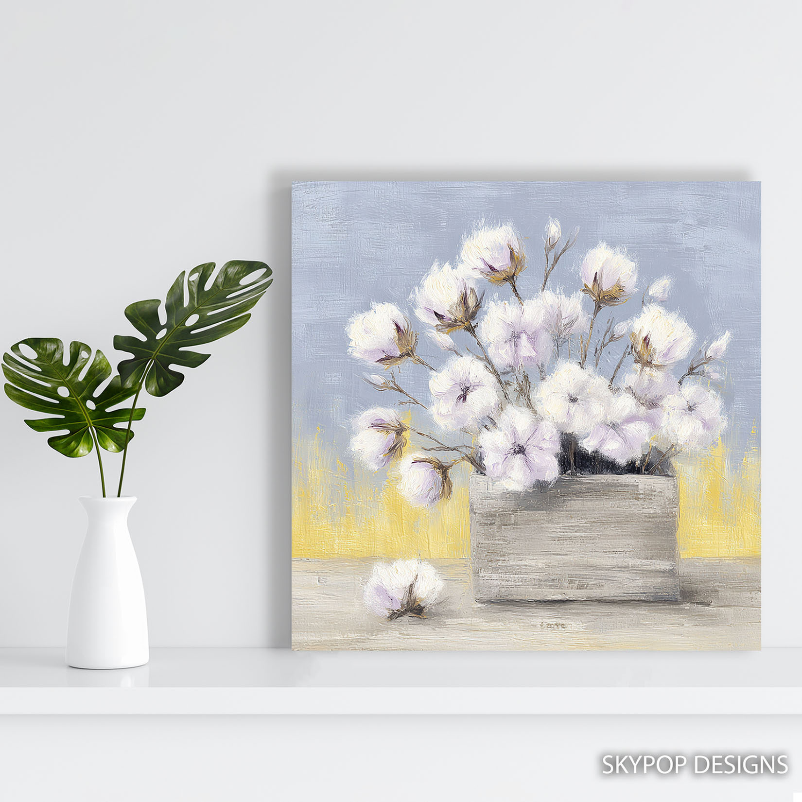 5.jpg Cotton Flowers Art
