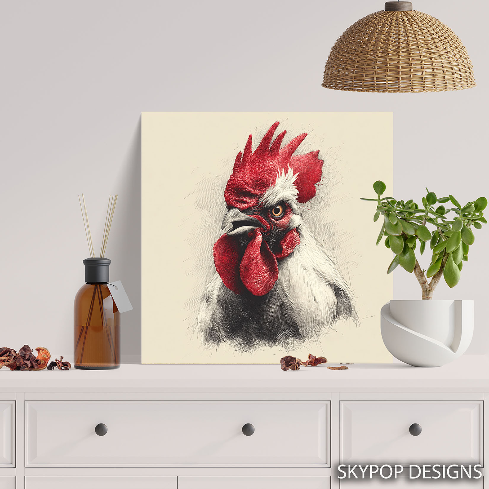 5.jpg Rooster Art