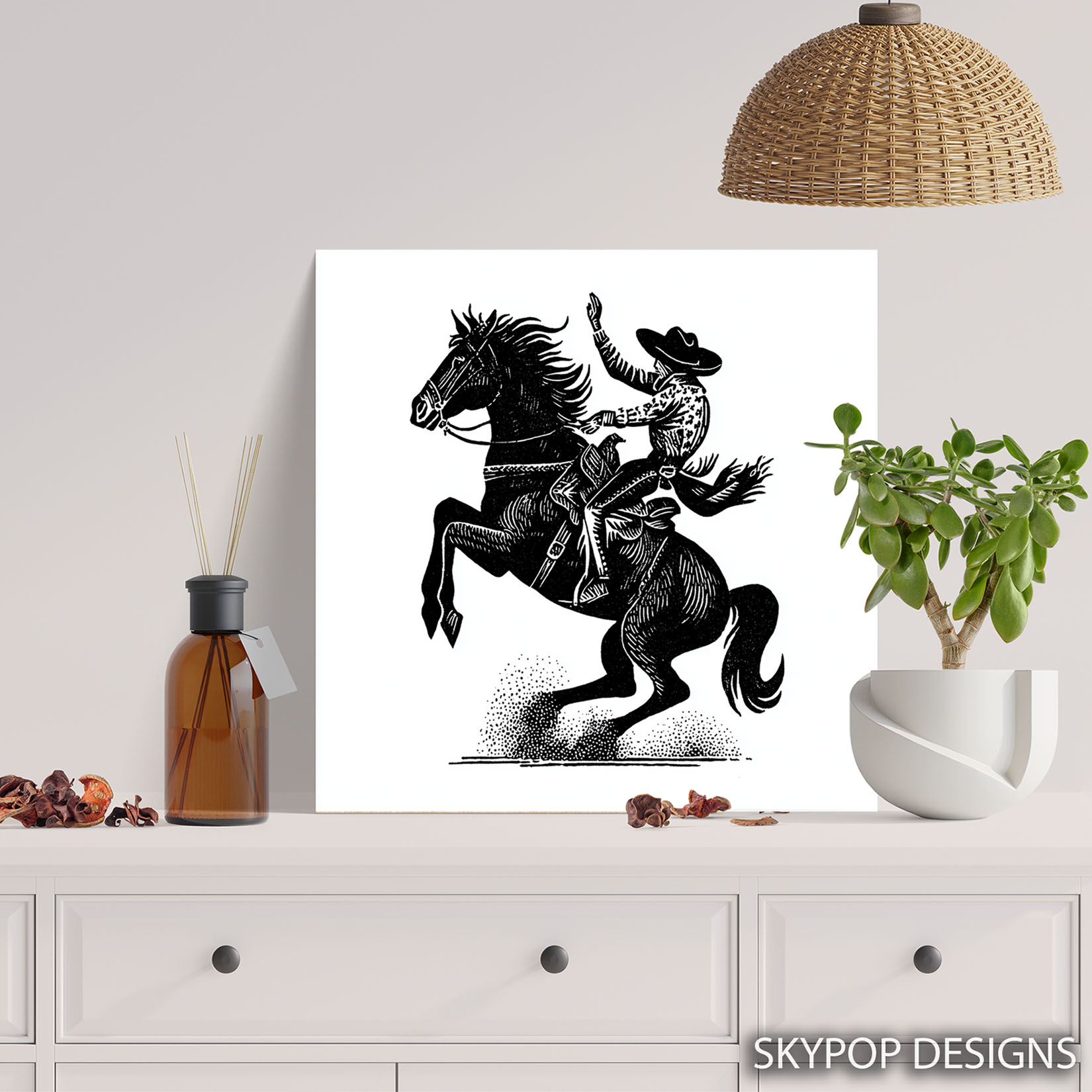 5.jpg Cowboy Horse Art