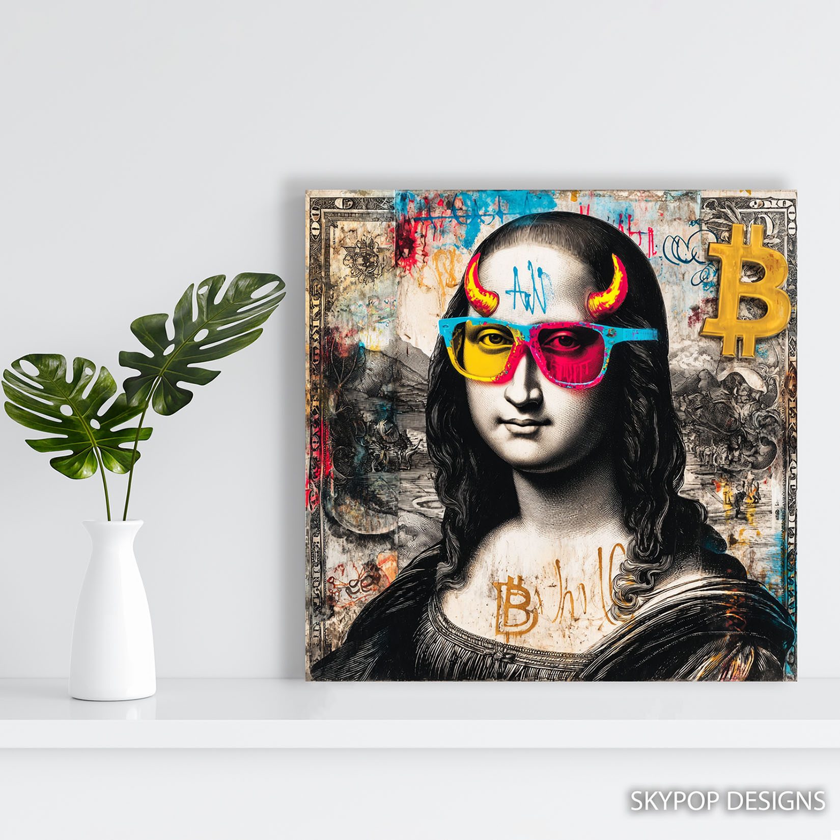 5.jpg Mona Lisa Bitcoin Art