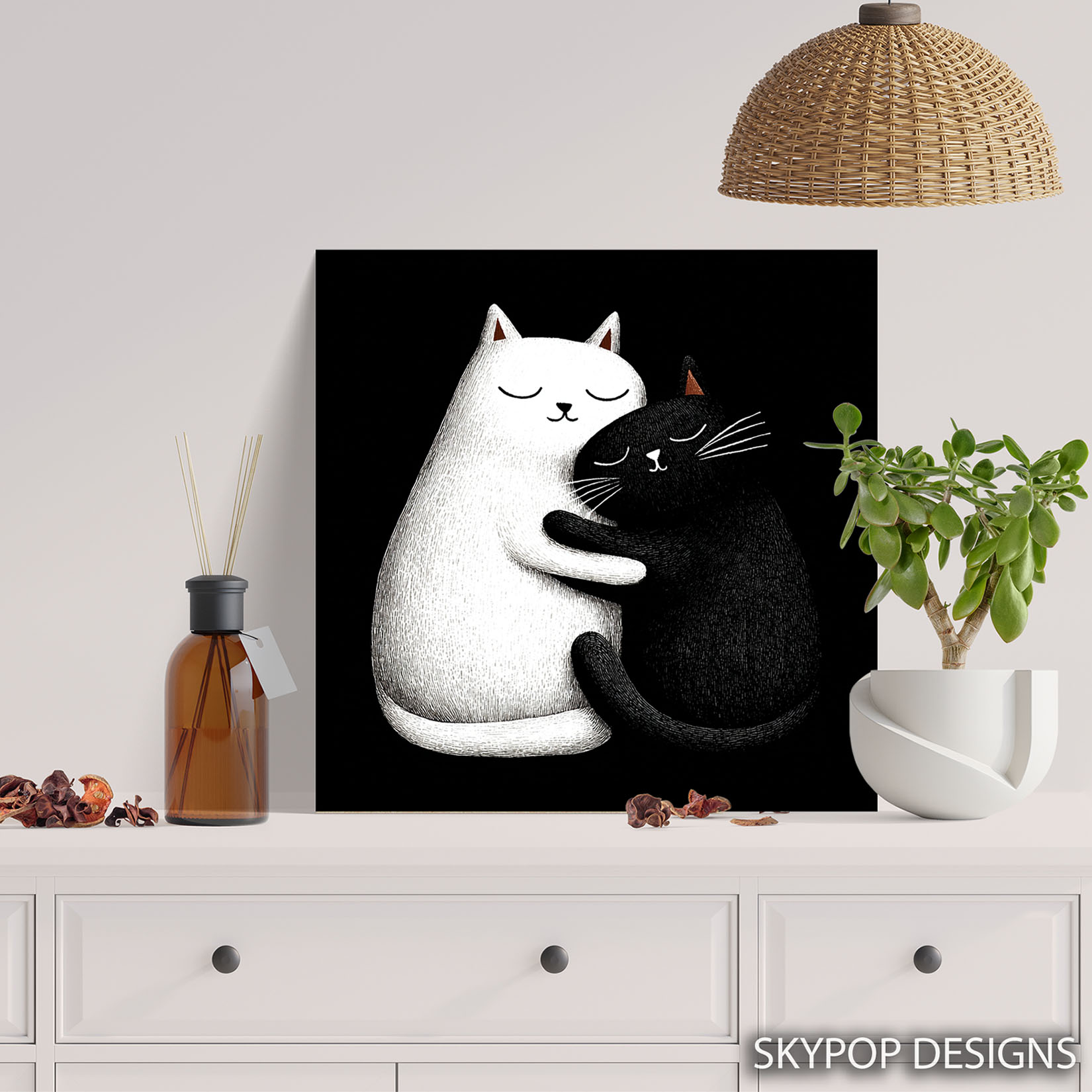 5.jpg Cat Hug Art