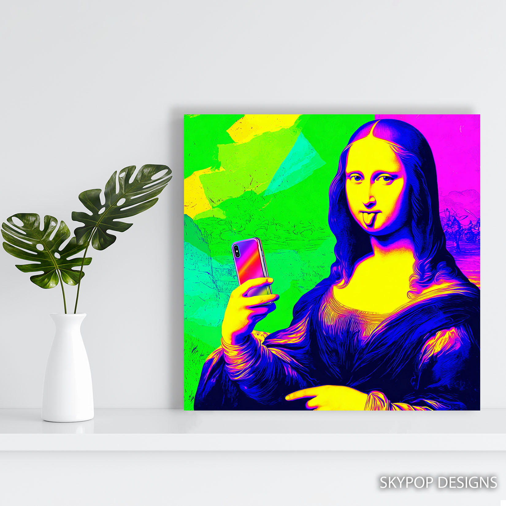 5.jpg Mona Lisa Selfie Art