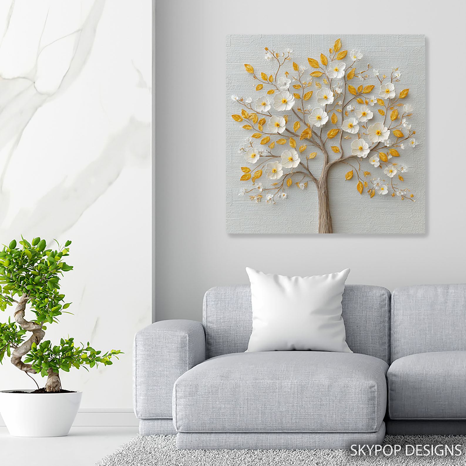 5.jpg Golden Bloom Tree Art
