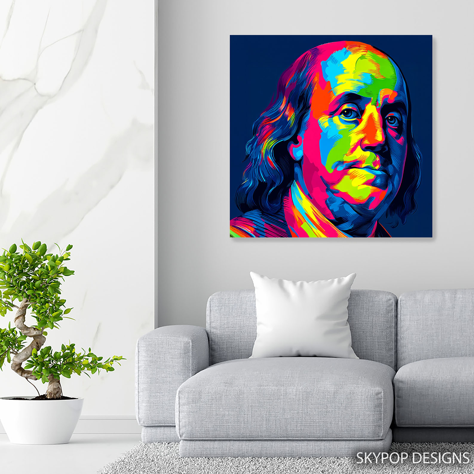 5.jpg Benjamin Franklin Pop Art
