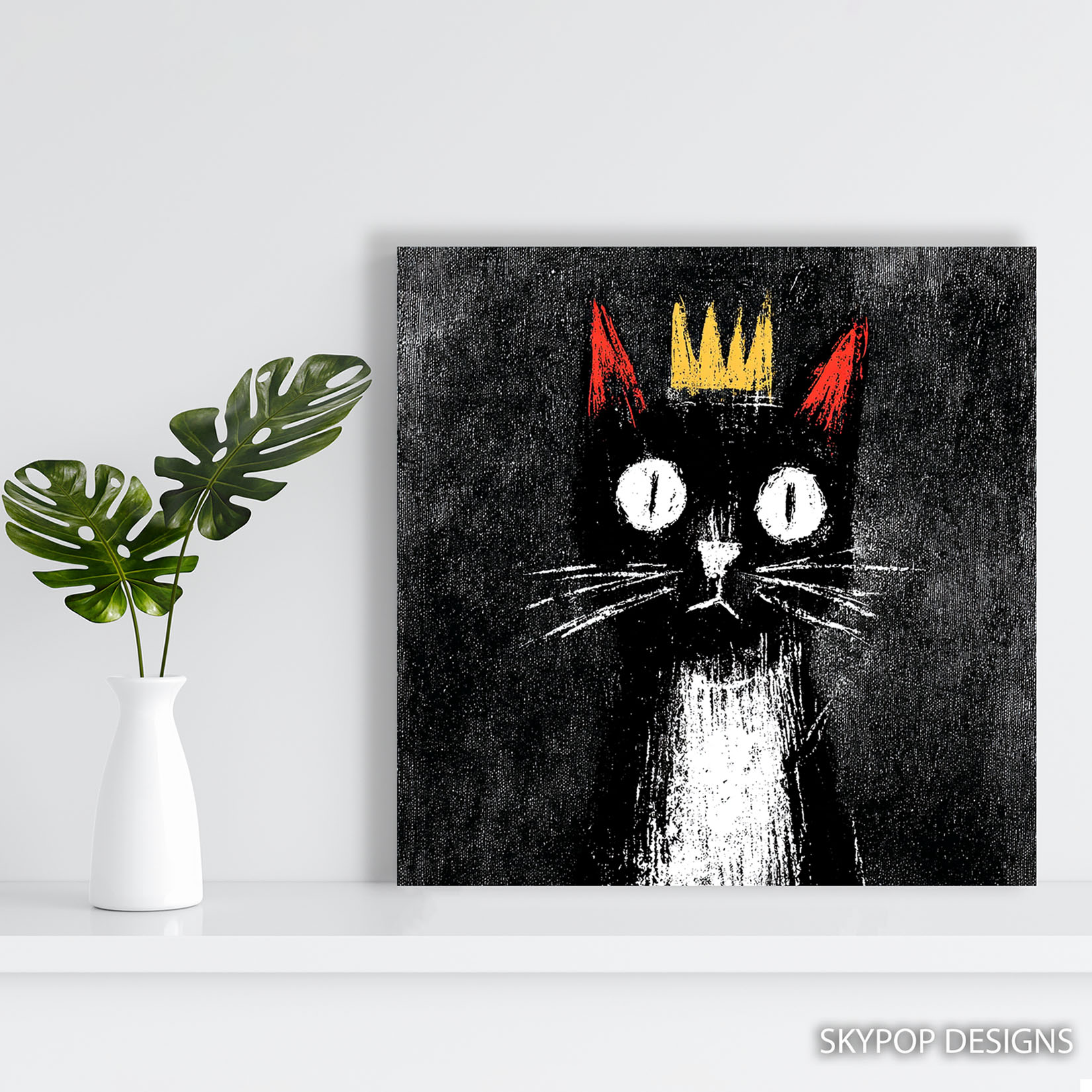 5.jpg King Cat Crown Art