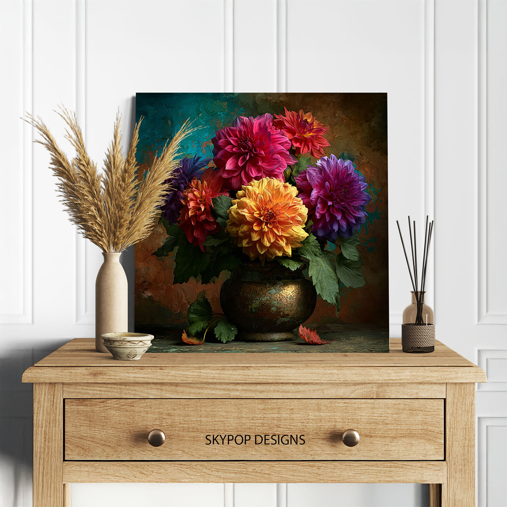 5.jpg Dahlia Bouquet Art