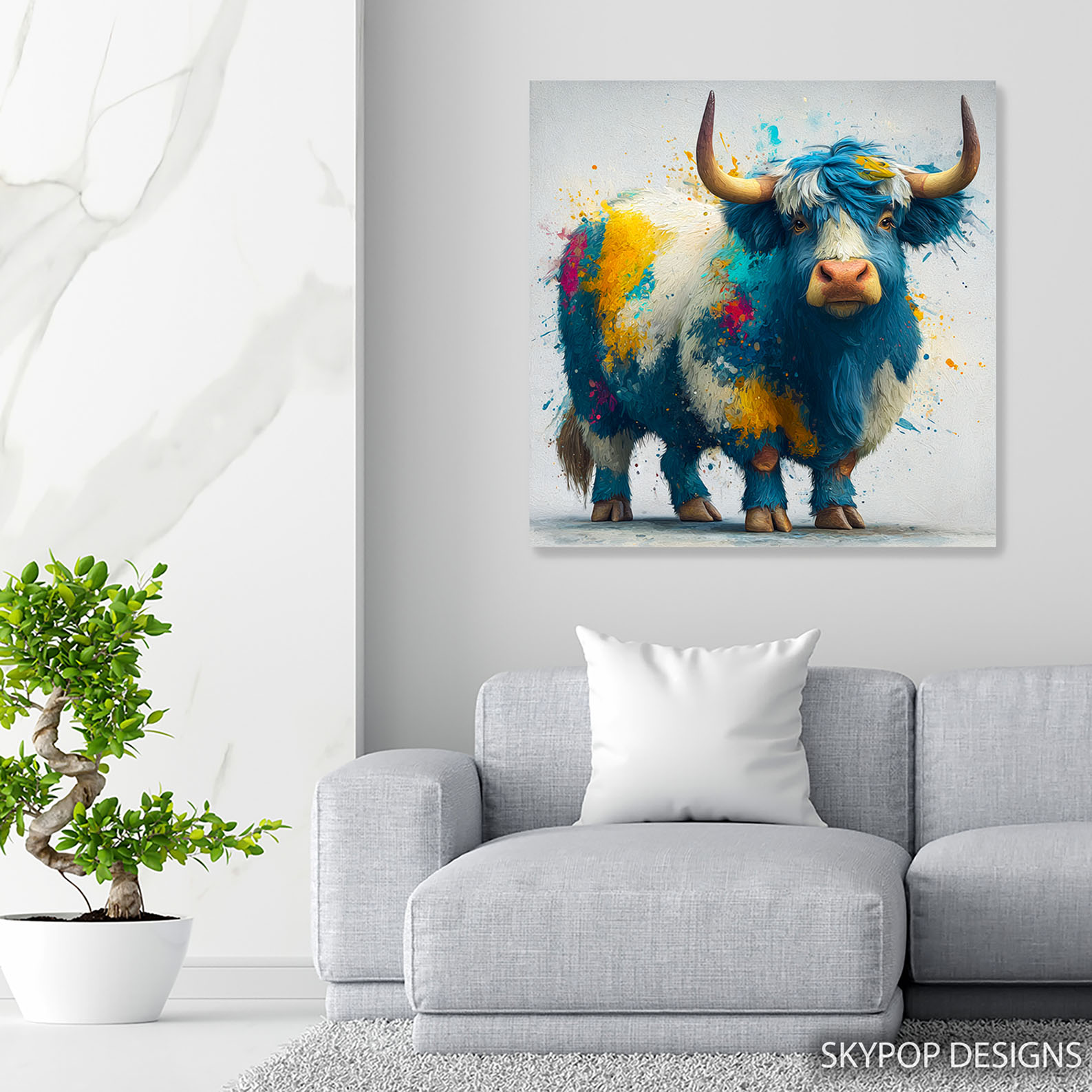 5.jpg Highland Cow Art