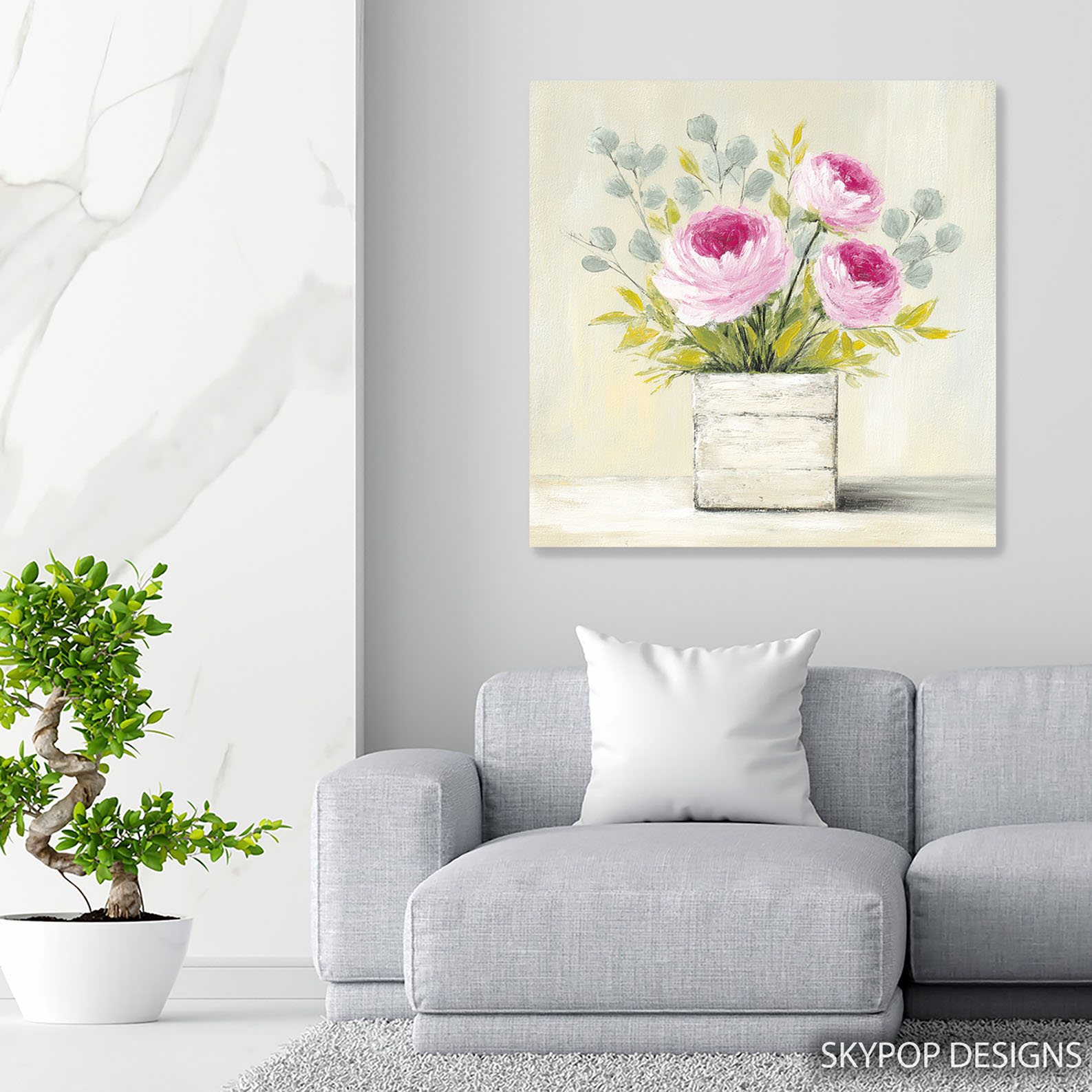 5.jpg Pink Peony Bouquet Art