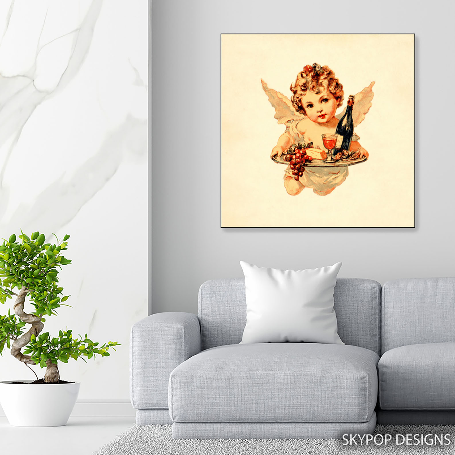 5.jpg Cherub Wine Art