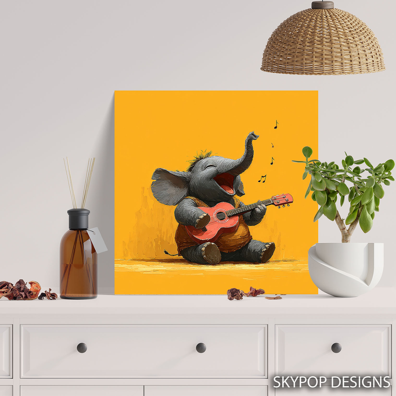 5.jpg Elephant Music Jam Session Art