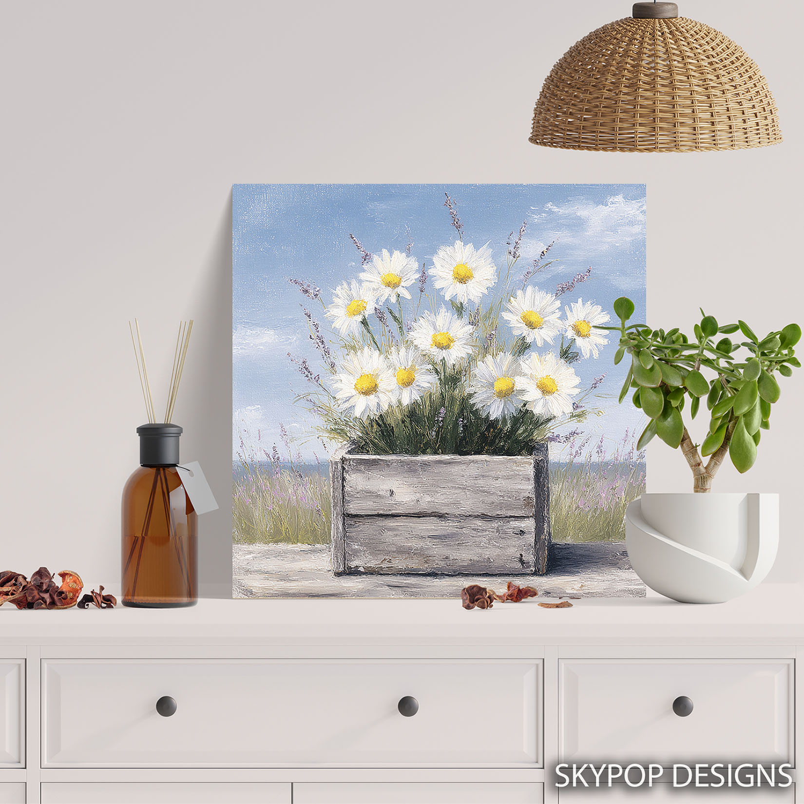 5.jpg Daisy and Lavender Garden Box Art